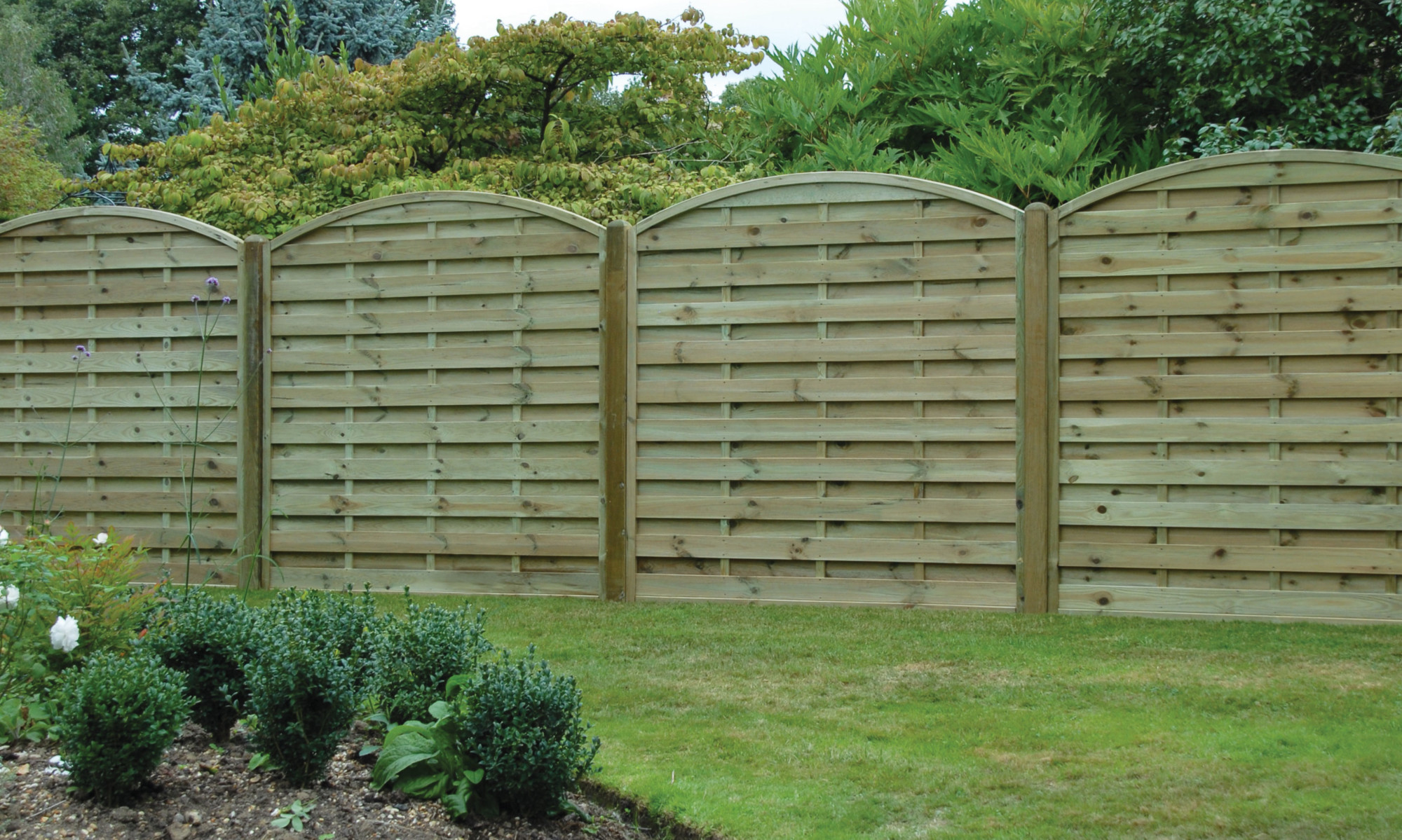 Arch Top Fence Panels Curved Top Fence Panels Suffolk