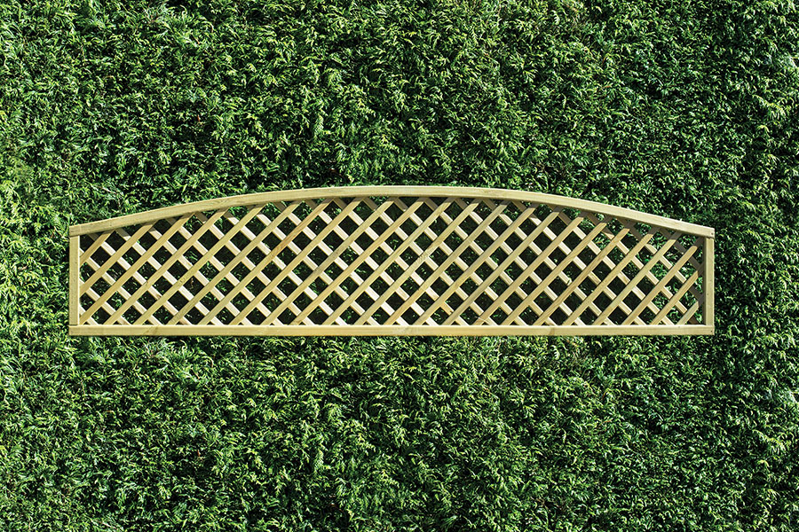 Diamond Trellis 6` Wide - Convex - Clarke Fencing