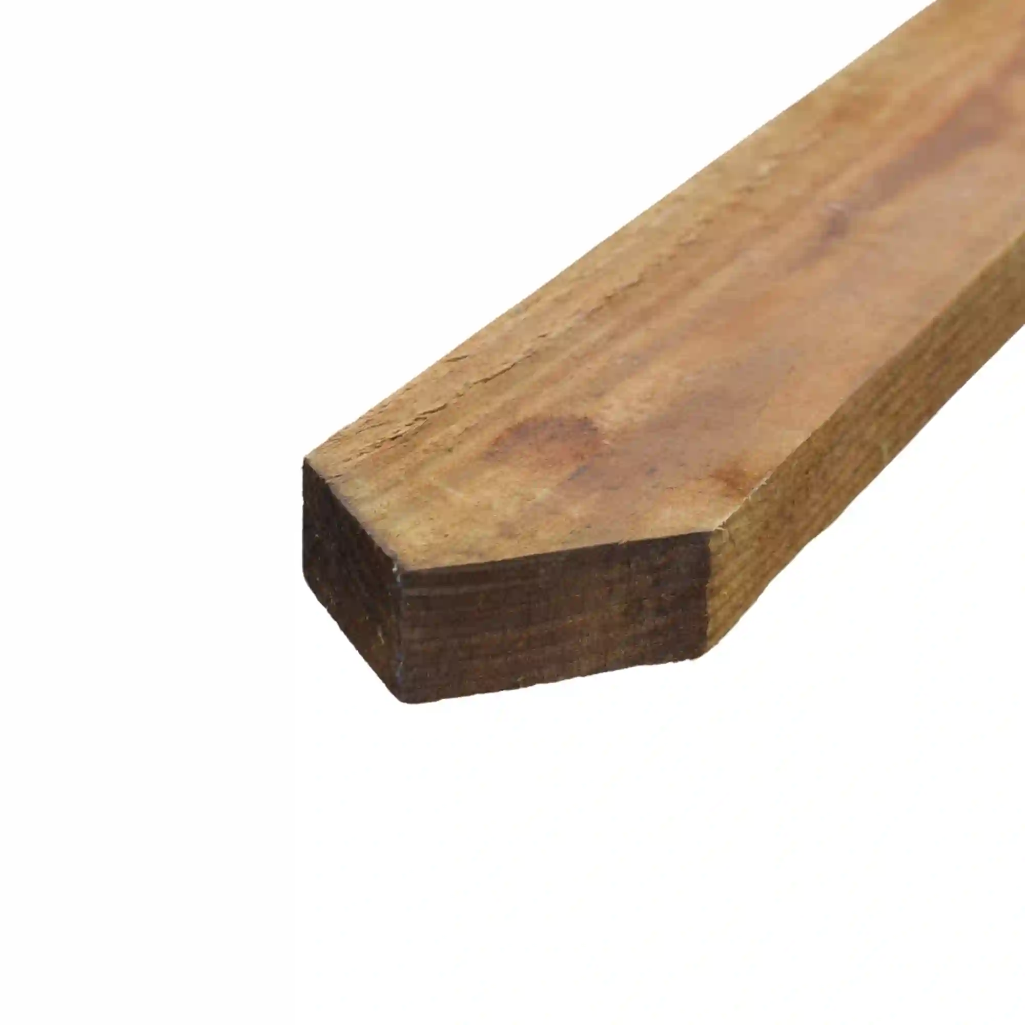 Picket Board Rackets 1.2m High Pointed Top Picket Board – Brown Pressure Treated Sawn ...