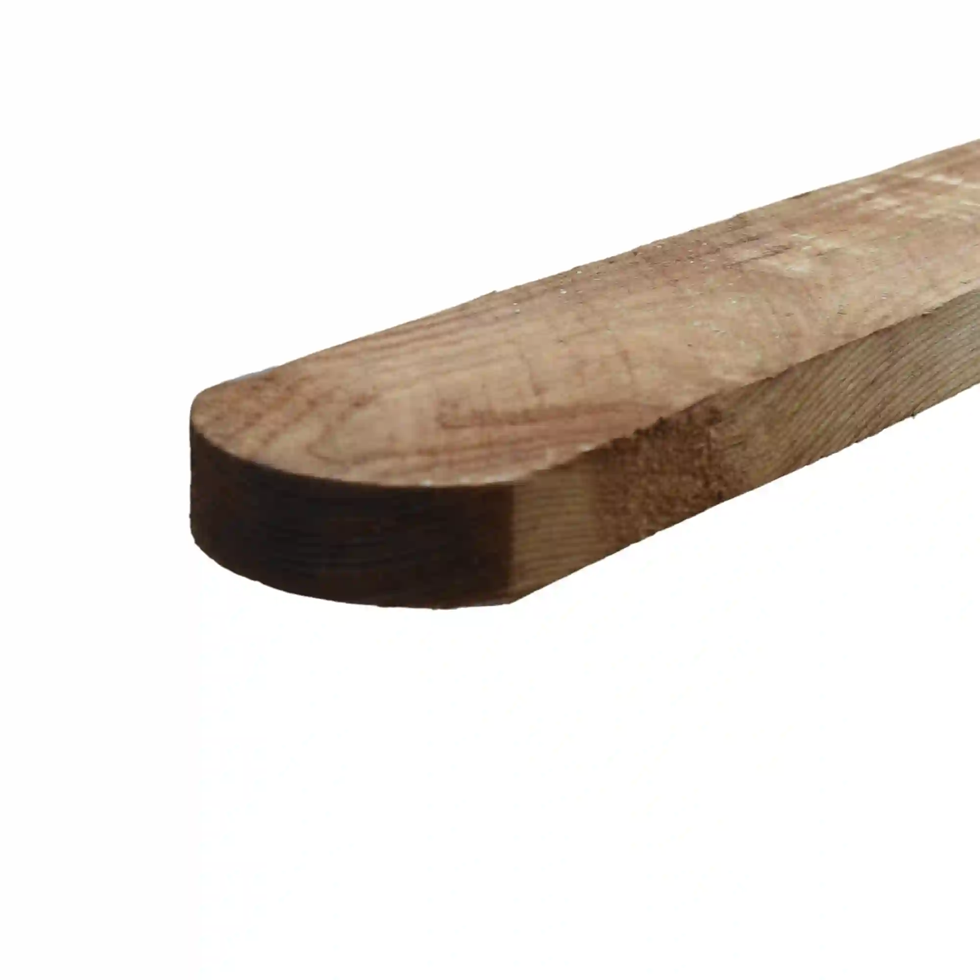 Picket Board Rackets 1.2m High Round Top Picket Board – Brown Pressure Treated Sawn - Clarke ...
