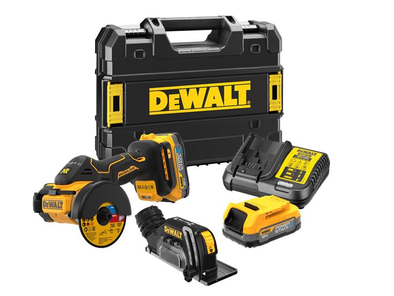 DEWALT, Pack 2 batteries + chargeur Powerstack 18V 1.7Ah