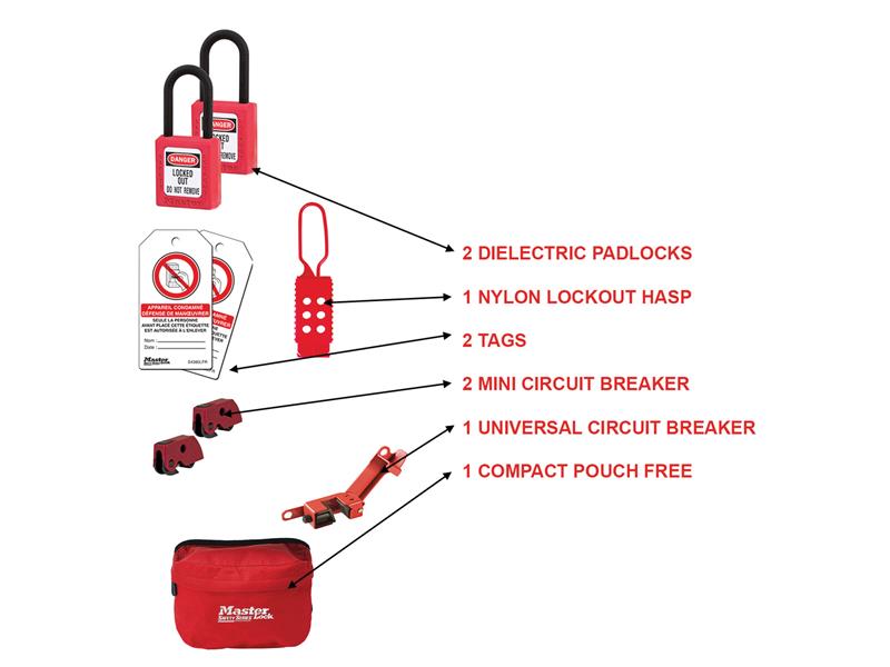 Electrical Lockout Kit, 9 Piece Clarke Fencing